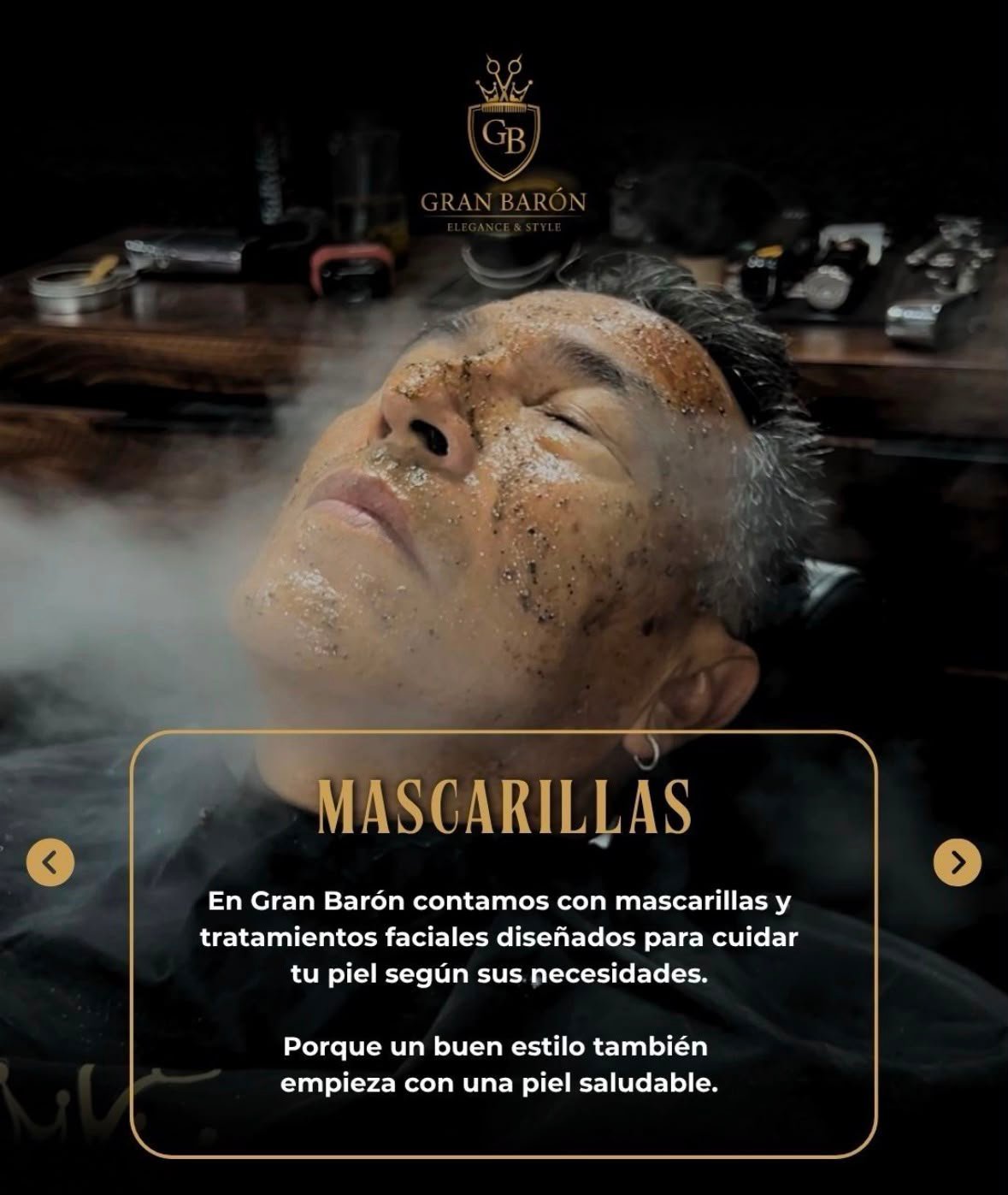 Mascarillas y tratamientos faciales Gran Barón